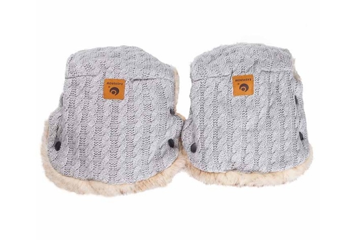 hand warmers Grandma unisex grey