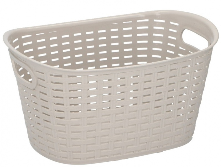 Non-Branded úložný košík béžový 34,5 cm