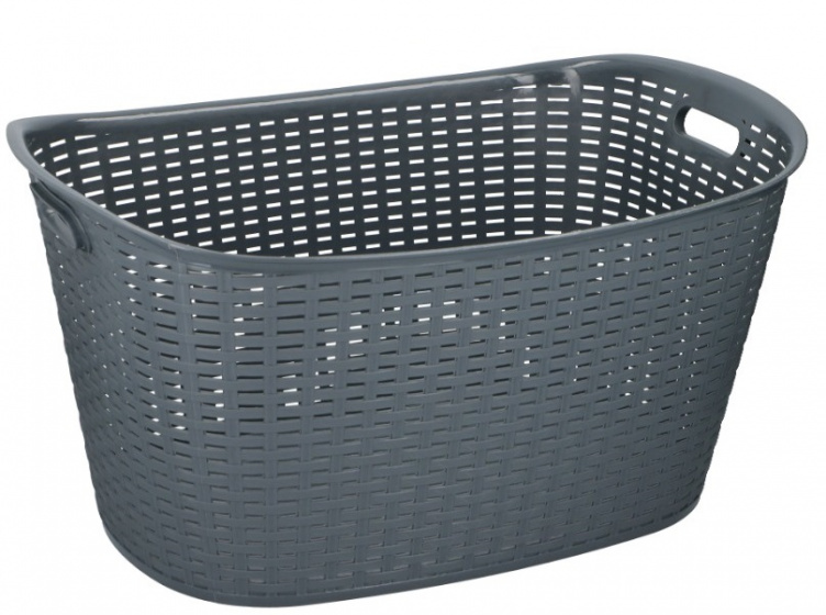 Non-Branded úložný kôš 75 litrov sivý