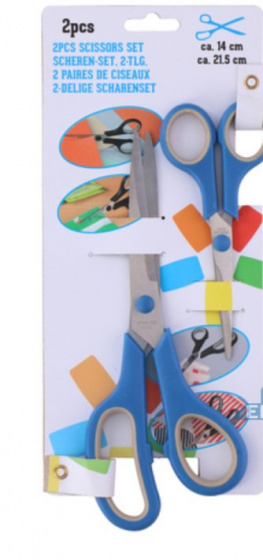 Non-Branded nožnice 2 kusy modré