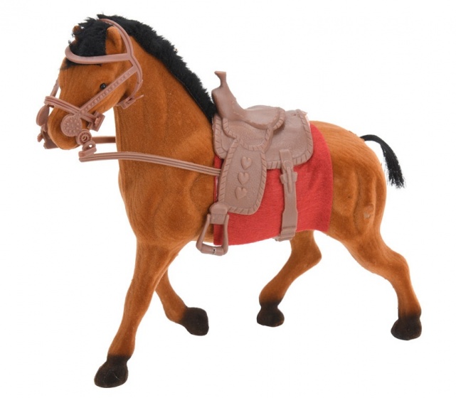 Eddy toys paard bruin 17 cm