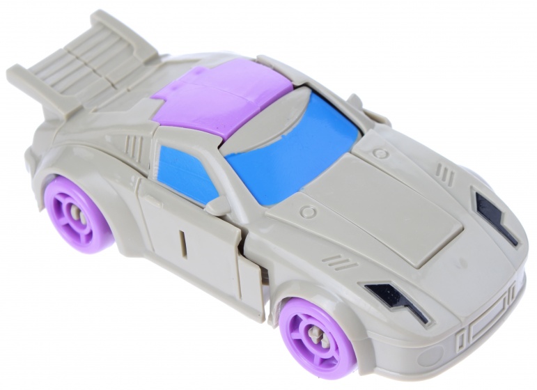 robot transformer car beige 10 cm