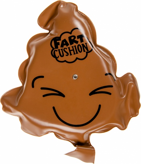 fart pillow turd 18 cm brown