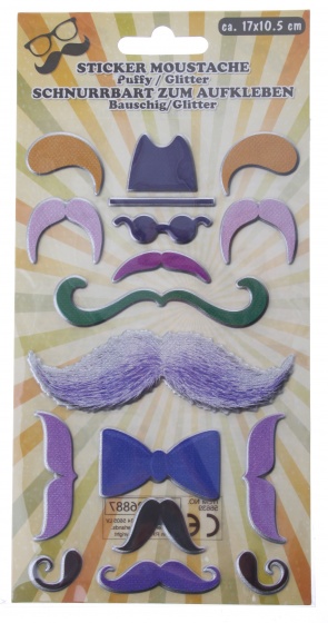Eddy toys snorren stickervel 17 delig