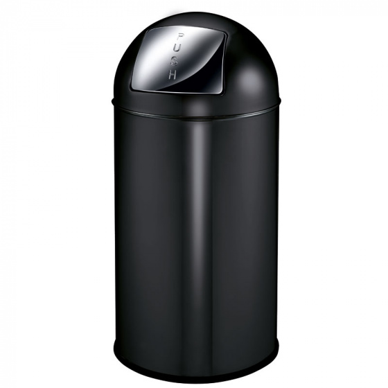 EKO afvalbak Pushcan 40 liter staal matzwart EKO afvalbak Pushcan 40 liter staal matzwart