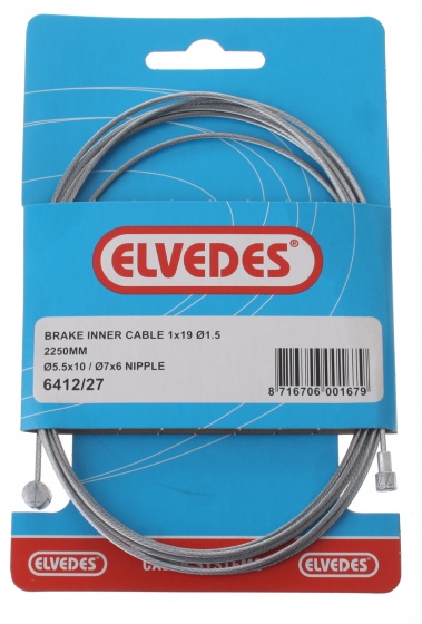 Elvedes Binnenremkabel za 6412/27 ton / hrušková vsuvka 2250 mm