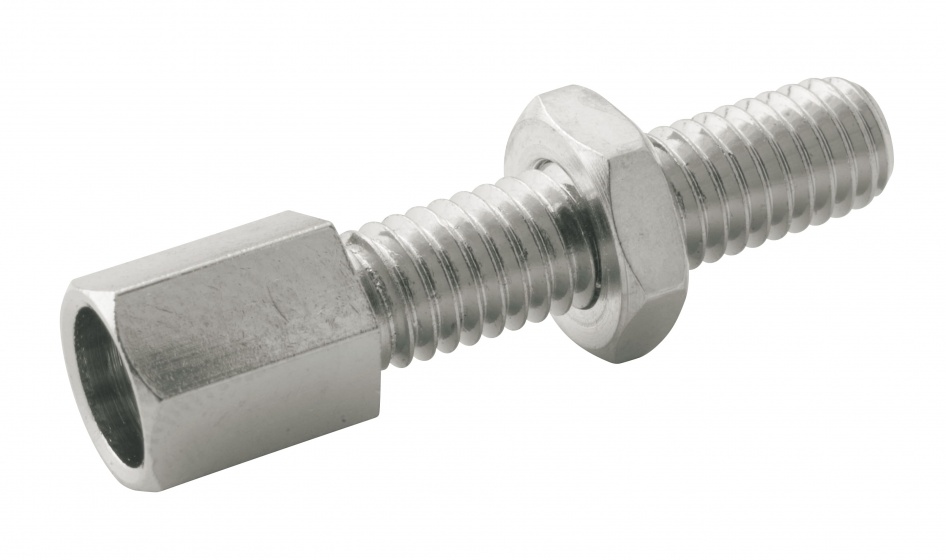 Elvedes kabelstelbouten trommelrem voor m5 messing zilver 15 stuks