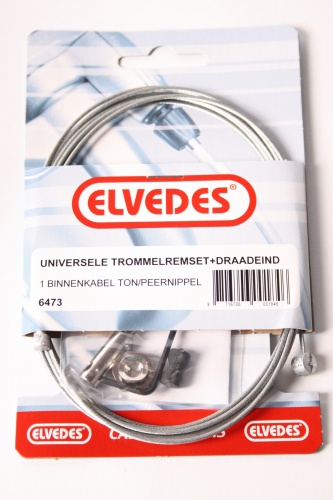 Elvedes trommelremset + draadeind universeel (6473)