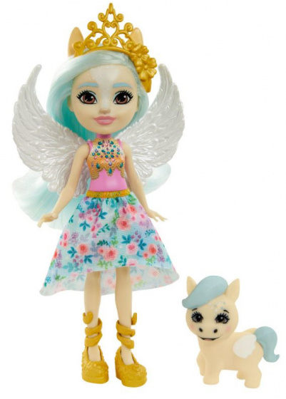 Enchantimals herná zostava Pegasus dievčatká 15 cm bielo/modrá 2-diel