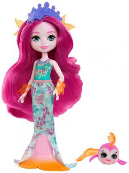 Enchantimals Zostava Zeemeermin 21,5 cm ružová/fialová