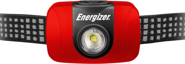 Energizer čelovka s čelenkou 6 cm červeno/čierna