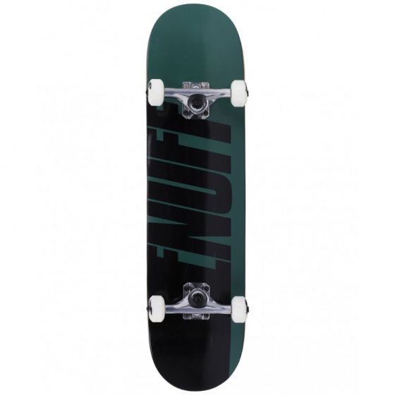 skateboard Half Stain78 x 19 cm wood green/black