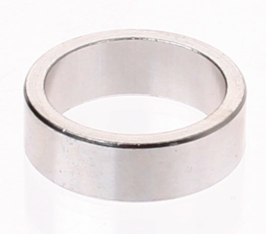 Ergotec opvulring balhoofd aluminium 1 inch 15mm zilver