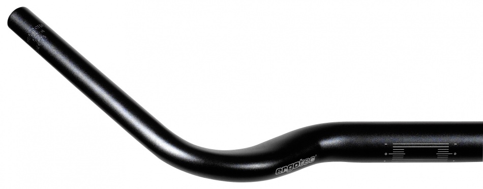 Ergotec stuur stadsfiets aerowing 2 22,2 / 620 / 31,8 mm zwart