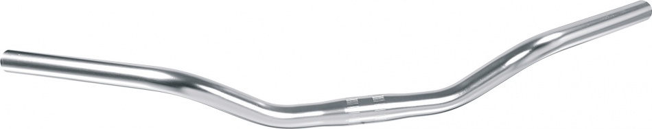 Ergotec stuur city cruiser 22,2/ 635/ 25,4 mm zilver