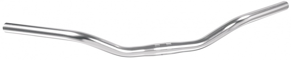 Ergotec stuur cruiser 22,2/ 635/ 25,4 mm zilver