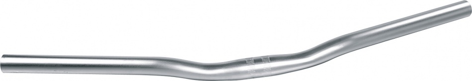 Ergotec stuur atb lady town 22,2/ 600/ 25,4 mm zilver