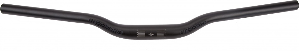 Ergotec stuur mtb 22,2/600/31,8 mm aluminium zwart