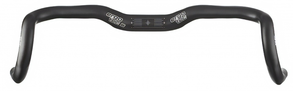 Ergotec stuur randonneur er20 31,8/420/513 mm 16° alu zwart