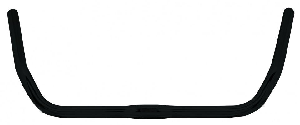 Ergotec stuur stadsfiets 590 x 22,2 mm aluminium matzwart