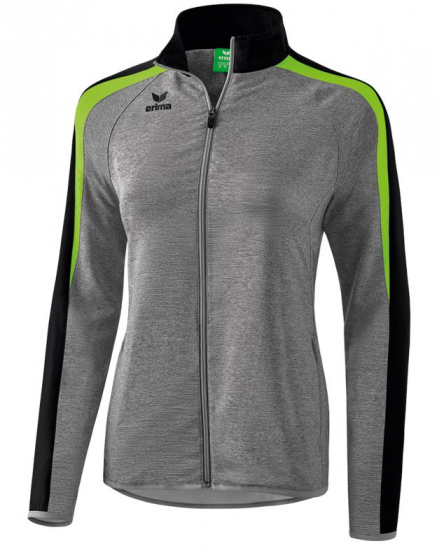 Erima prezentačná bunda Liga 2.0 dámska polyester sivá/zelená veľkosť 34