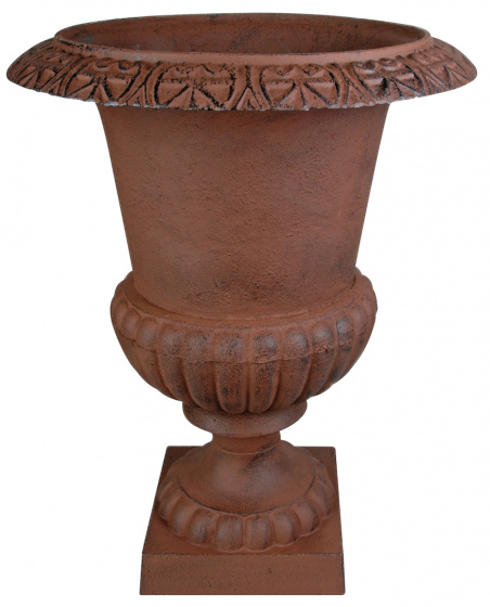 Esschert Design Franse hoge vaas 70 cm gietijzer roestbruin Esschert Design Franse hoge vaas 70 cm gietijzer roestbruin