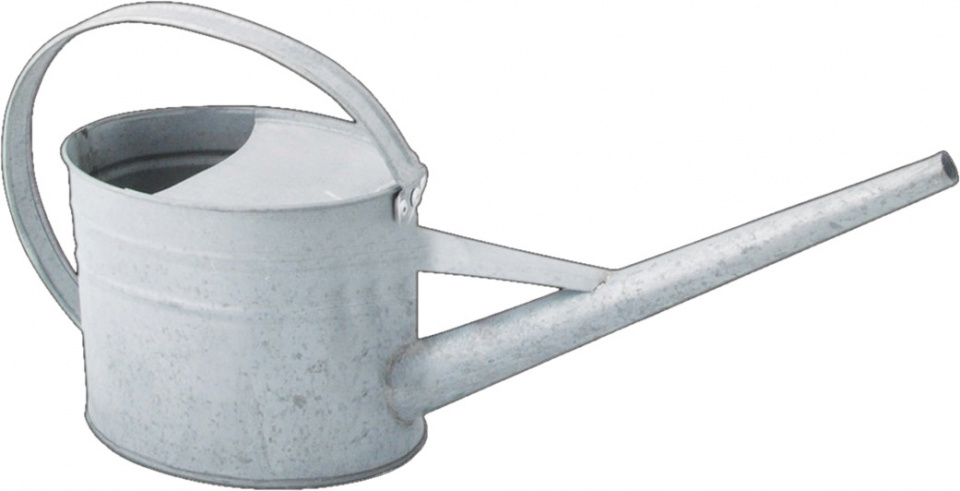 Esschert Design gieter 1,6 liter 42,4 x 19,9 cm zink grijs Esschert Design gieter 1,6 liter 42,4 x 19,9 cm zink grijs