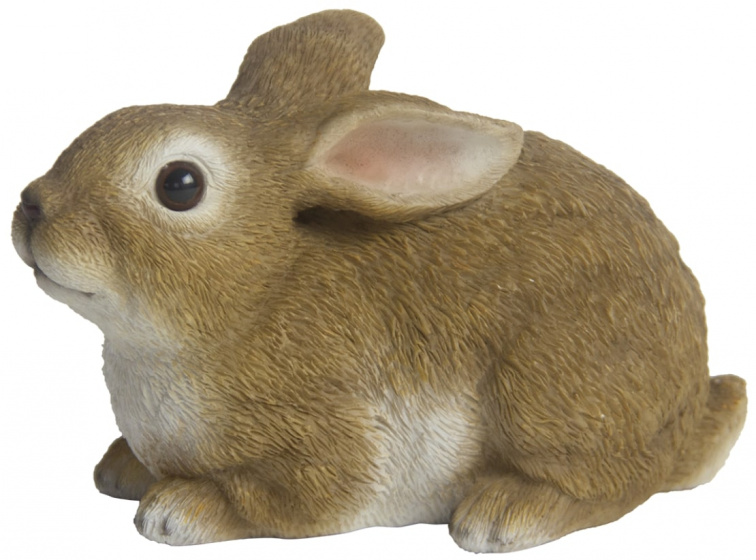 Esschert Design zajac ležiaci 16 x 10 cm polyresin hnedý