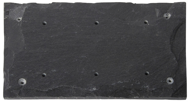 Esschert Design ŠPZ domového čísla 25 x 15 cm kameň čierny