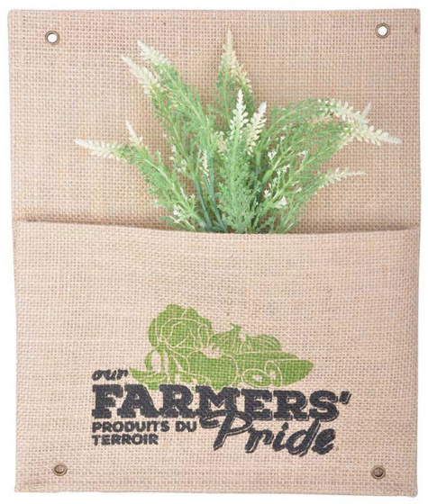 Esschert Design muurzak Farmer's Pride 26 x 31 cm jute naturel Esschert Design muurzak Farmer's Pride 26 x 31 cm jute naturel