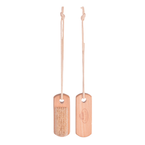 Esschert Design kefa na nechty 11,2 cm drevo/pergamenové vlasy natural
