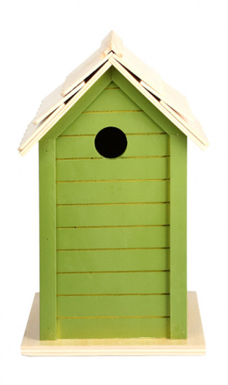 nest box blue tit 25,2 cm wood green