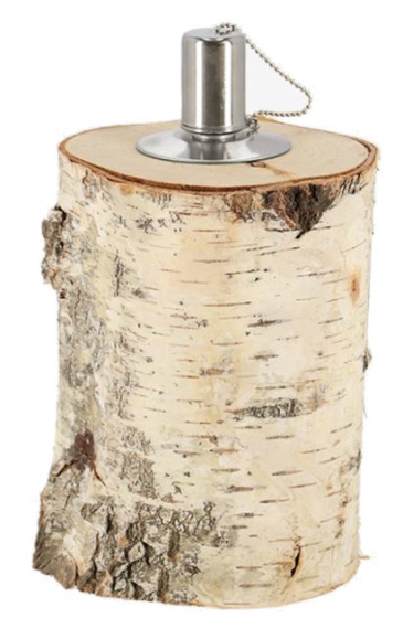 Esschert Design olejová lampa 15 x 15 x 25 cm brezové drevo prírodné