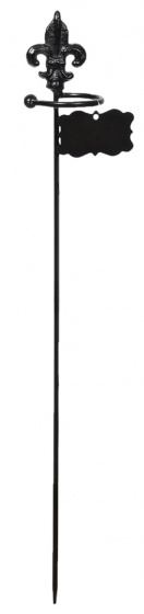 Esschert Design plantensteun 60 cm staal zwart Esschert Design plantensteun 60 cm staal zwart
