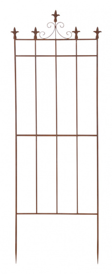 Esschert Design podpora rastlín ľalia francúzska 164,5 cm oceľovohnedá