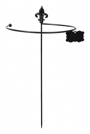 Esschert Design podpora rastlín ľalia francúzska 61,6 cm oceľovo čierna