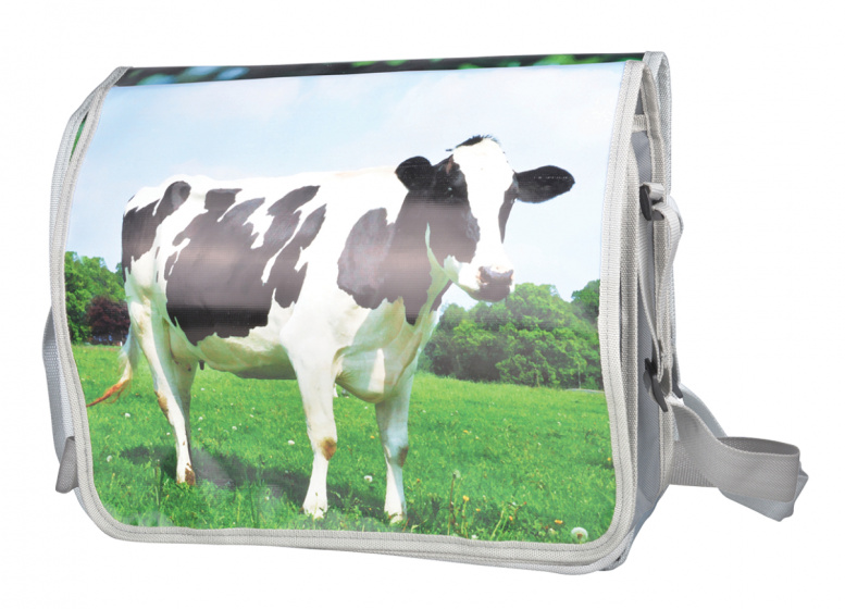 Esschert Design kravská taška cez rameno 15 litrov polyester/PP sivá