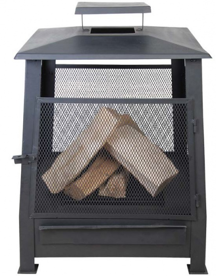 Esschert Design terrashaard Pagoda 59 x 78 cm staal zwart Esschert Design terrashaard Pagoda 59 x 78 cm staal zwart