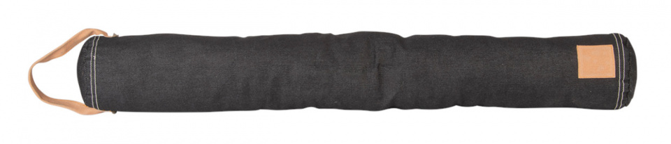 Esschert Design zamedzovač prievanu 10,5 x 80,5 cm denim čierna/koňak