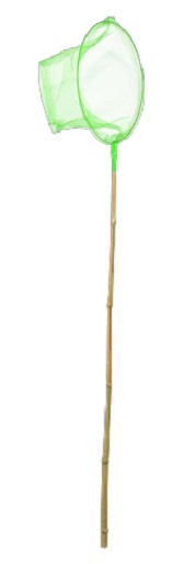 Esschert Design rybárska sieť Kids in the Garden 117 cm zelený bambus
