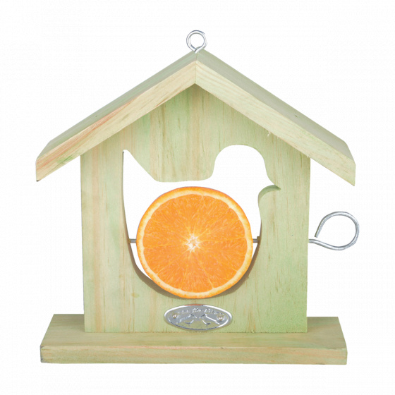 bird feeder 20,2 x 19,3 cm wood natural