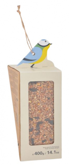 feeder Vogel 8,1 x 8,2 x 23,7 cm cardboard blue