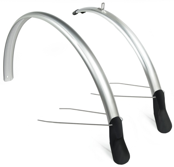 Eurofender spatbordenset scatto 26 28 inch 51 mm zilver
