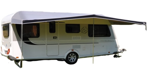 Eurotrail kombi markíza 637 x 240 cm polyester sivá