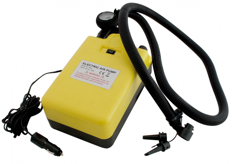 elektrická pumpa 0,5/15 psi 26 cm čierna/žltá 6dielna