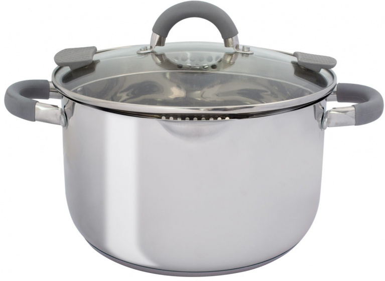 Eurotrail sporák Gerona 2,2 l 18 cm nerez/sklo strieborné