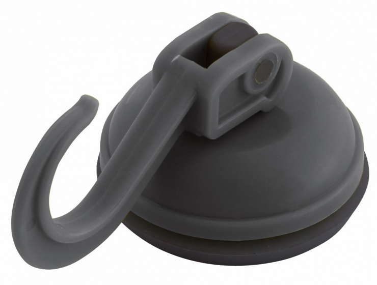 Eurotrail ophanghaken 6 x 3,5 cm ABS grijs 2 stuks Eurotrail ophanghaken 6 x 3,5 cm ABS grijs 2 stuks