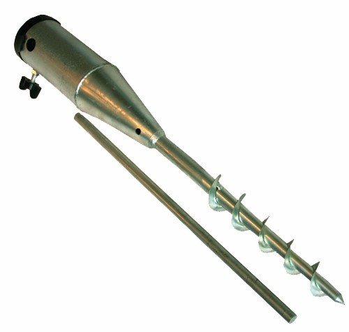 Eurotrail parasol grondplug 25 63 mm staal zilver Eurotrail parasol grondplug 25 63 mm staal zilver