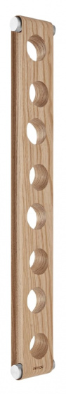 Eva Solo stojan na víno Nordic Kitchen závesný 46 cm nerez/drevo hnedé