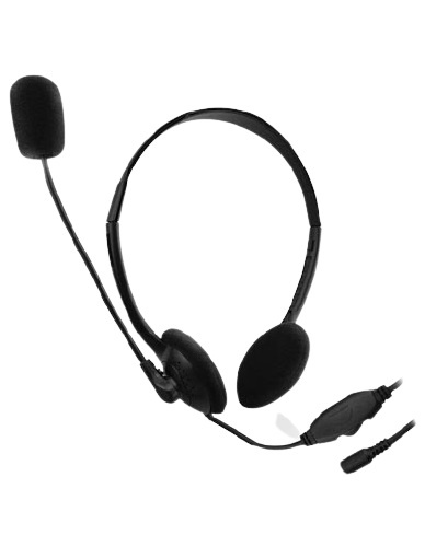 Ewent headset Chat 110 dB zwart Ewent headset Chat 110 dB zwart